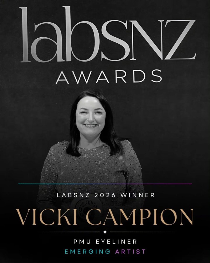 LABSNZ 2026 Awards - Vicki Campion, Emerging Artist PMU Eyeliner winner